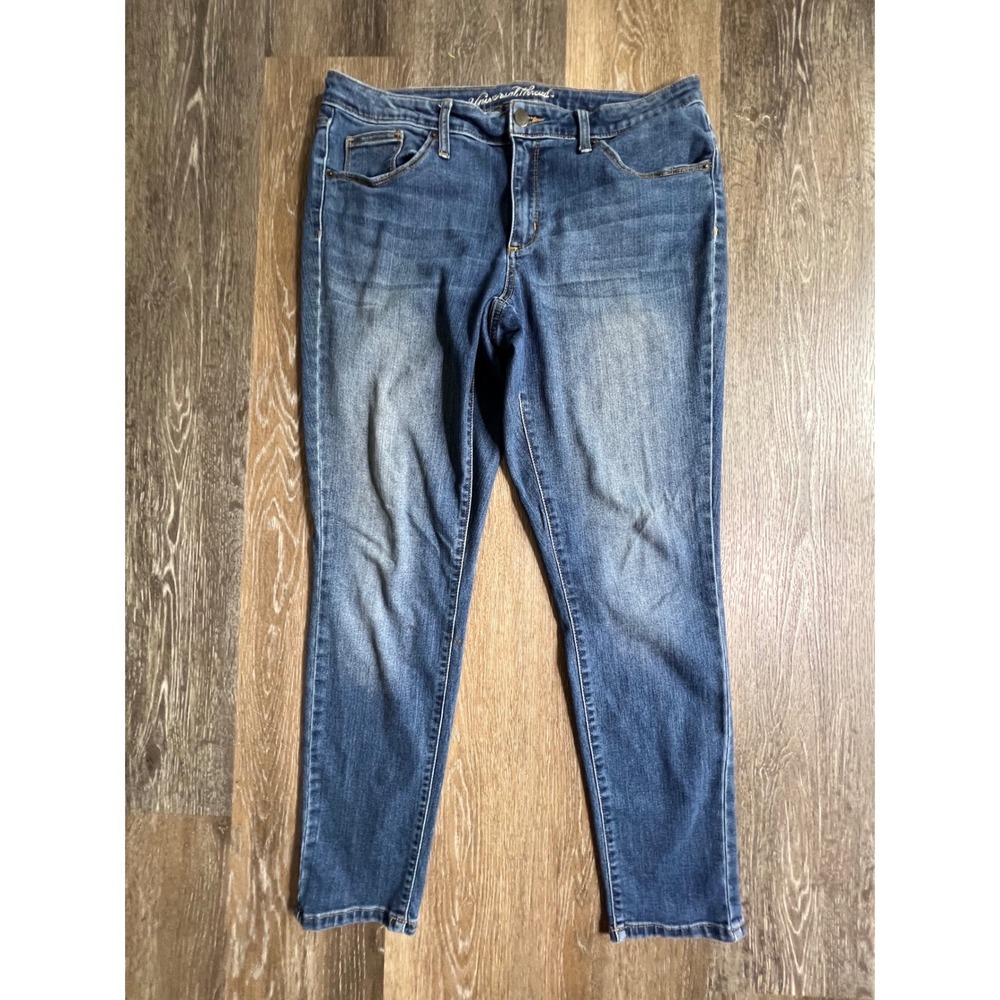 Universal Thread Skinny Jeans Womens 12/31S Blue Medium Wash‎ Mid Rise Stretch